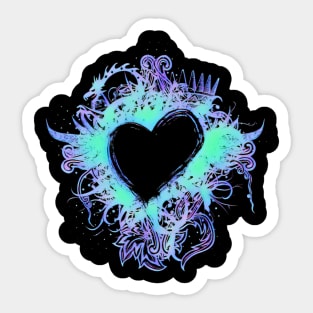 Hollow Heart of Royalty Sticker